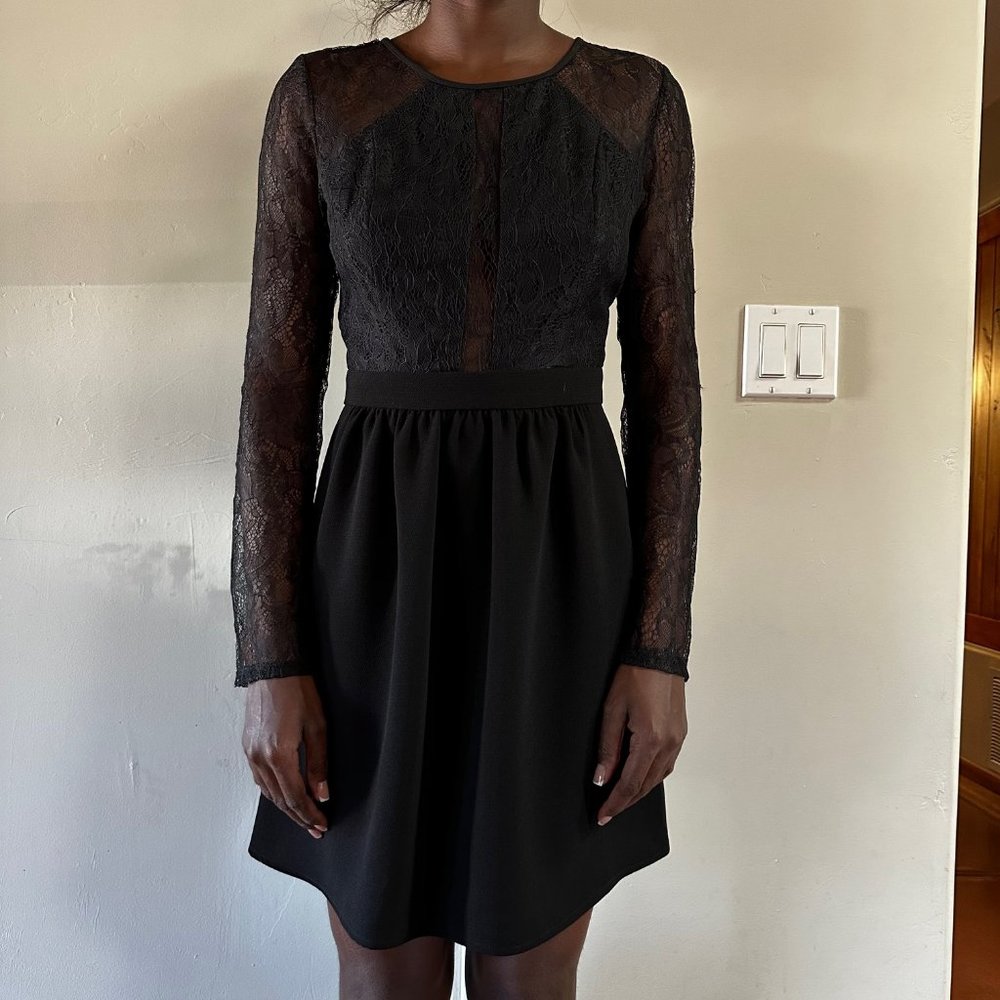 BCBGeneration Long-sleeve Lace Dress